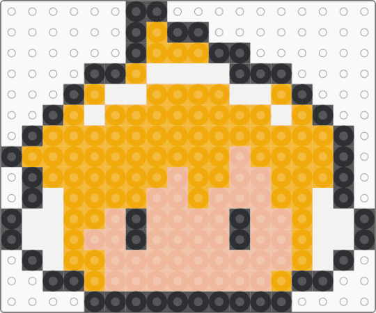 Len Head - orange,beige