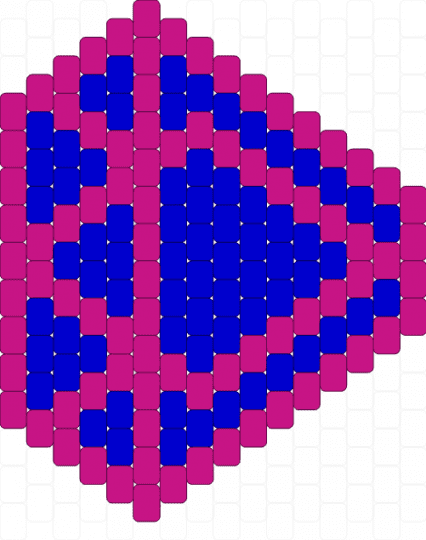 Diamond - pink,purple,scene