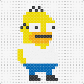 Homer - homer simpson,the simpsons,cartoon,sitcom,animation,iconic,funny,yellow,white