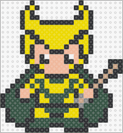 Loki - loki,thor,marvel,mythology,god of mischief,charismatic,armor,green,gold,yellow