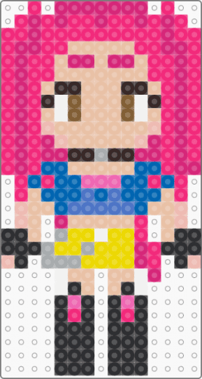 Mira K-pop Demon Hunter - pink,beige