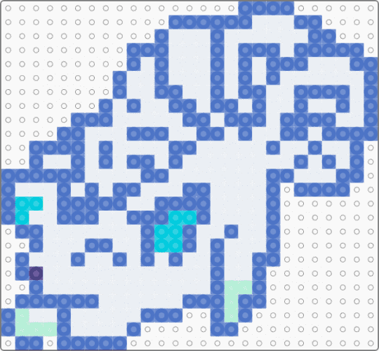 Alolen Vulpix - blue