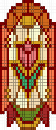 Tulip 2 - brown,orange