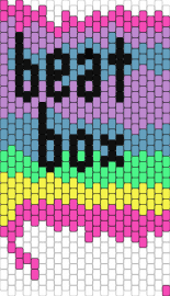 beatbox - beatbox,text,music,colorful,drip,rhythm,sound,vibrant