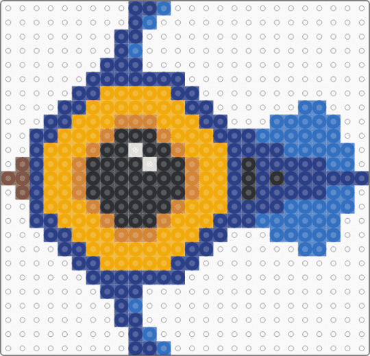 Subnautica Peeper - blue,orange