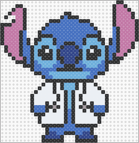 Stitch As A Doctor - blue,pink