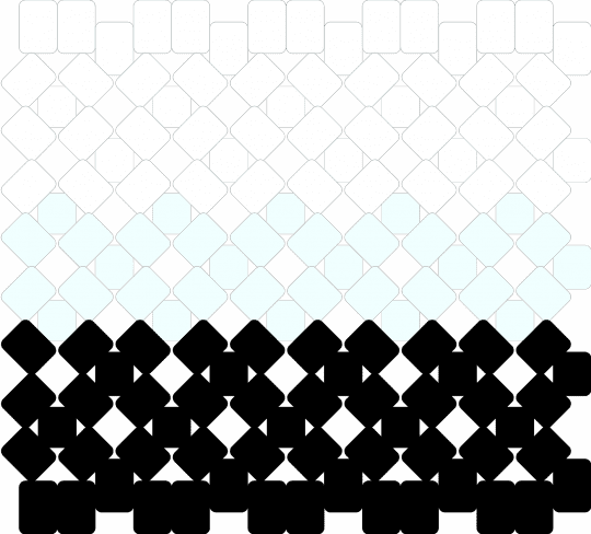 8 ball hat pattern - black,white