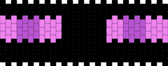 Enderman - black,pink,minecraft,enderman,mob,cuff,kandi