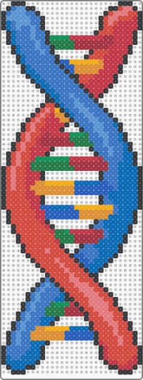 Balatro DNA - dna,double helix,gaming,blue,red,balatro,science