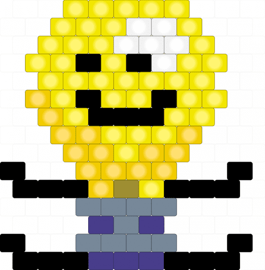lightbulb inanimate insanity charm - yellow,lightbulb ii,inanimate insanity,character,object show,keychain,charm,silly