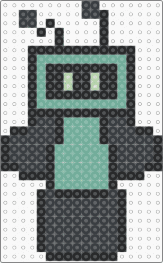 Vee Dandy's World (Remix) - black,vee,dw,dandys world,roblox,game,remix,fuse bead,kandi pad