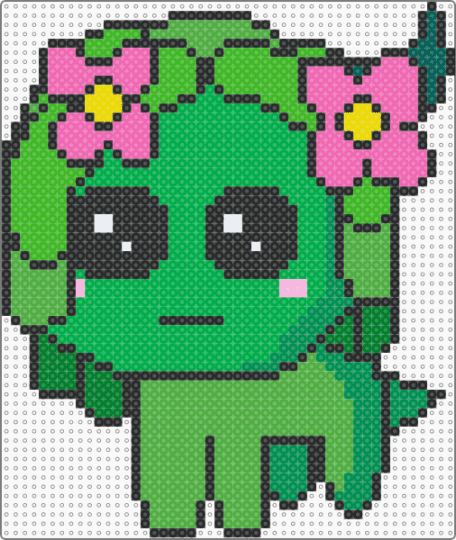 YIPEEE Vineria Sprunki - green,sprunki,vineria,yipeee,happy,kawaii,music,incredibox