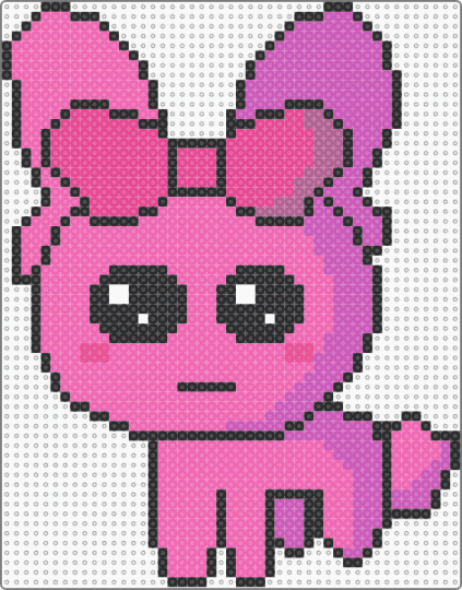 YIPEEE Pinki Sprunki - pink,sprunki,cute,kawaii,pinki,incredibox,music,bunny