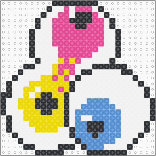 Pan Eyeball Stack - white,pink,eye,eyes,pan,pansexual,blue,yellow