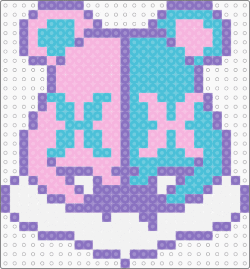 COTTON CANDY THEMED TEDDY BEAR - blue,pink,light blue,cotdcottoncandy,cotton candy,purple,bear,teddy