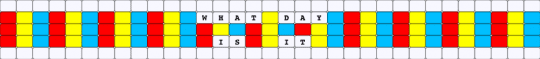 The Common Question - red,light blue,yellow,what,question,kidcore,primary color,primary colors,ladder,multicolor