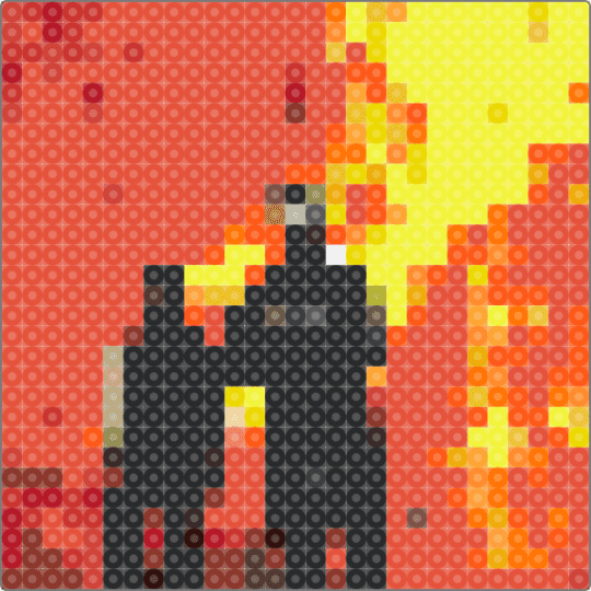 clancy perler photo - red,orange,yellow