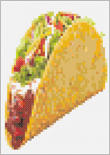 Taco 🌮 - cotdtacos, orange, red, white, yellow