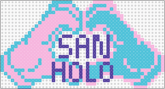 San Holo - light blue,pink