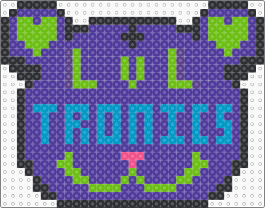 Lvl/Tronics bear head 9 - leveltronics,level up,subtronics,teddy,head,dj,music,edm,purple