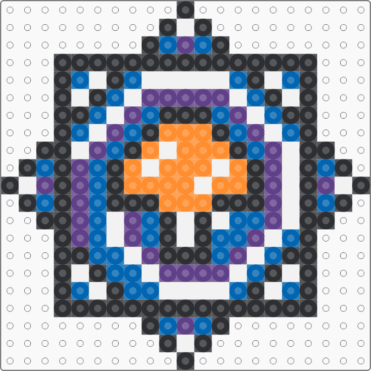 Mushroom flow star 2 - purple,blue