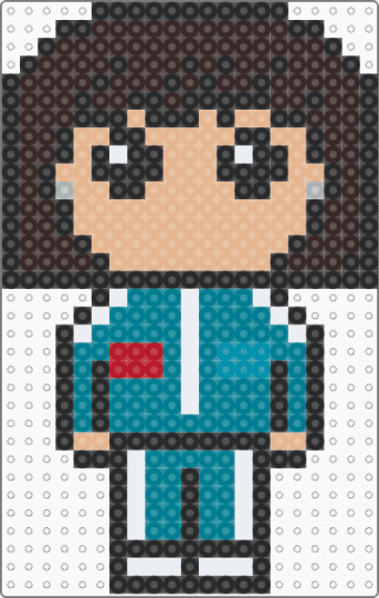 Player 120 - brown,beige,teal