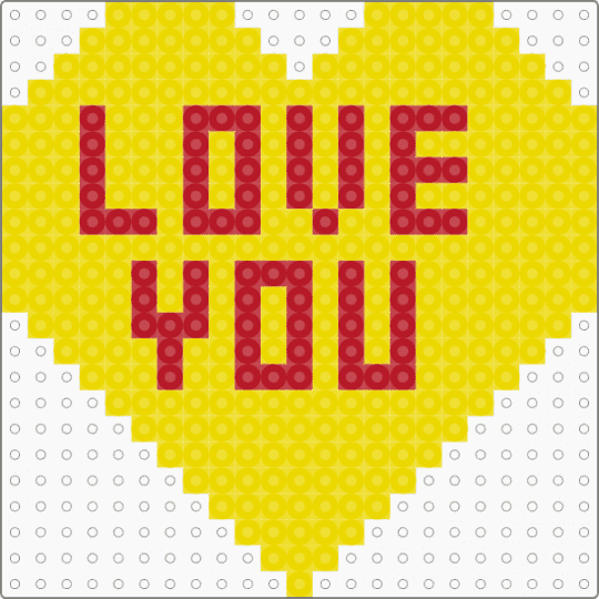 Love You Candy Heart (Yellow) - yellow,heart,valentines day,holiday,love,candy,holidays,food