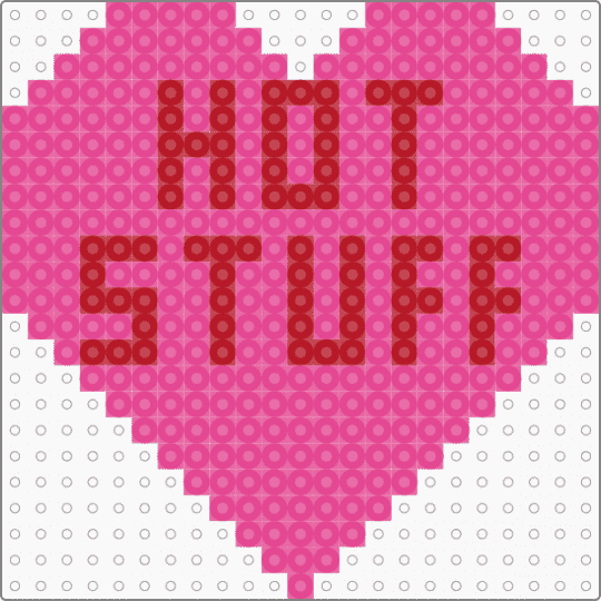 Hot Stuff Candy Heart (Pink) - pink,heart,valentines day,holiday,love,candy,holidays,food