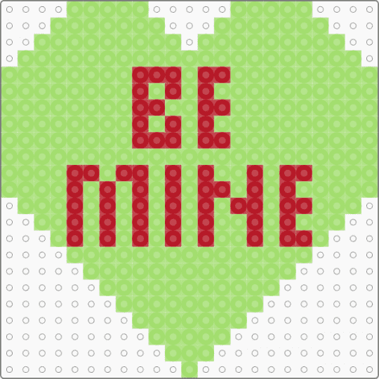 Be Mine Candy Heart (Green) - green,candy,heart,valentines day,love,holiday,food,holidays