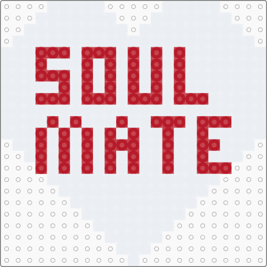 Soul Mate Candy Heart (White) - white,heart,valentines day,holiday,love,candy,food,holidays