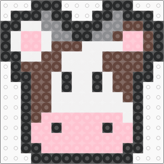 cow - brown, pink
