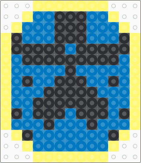 Giornos Ladybug (perler) - yellow,blue,giorno,jjba,goldenwind,perler,part5,jojos bizarre adventures