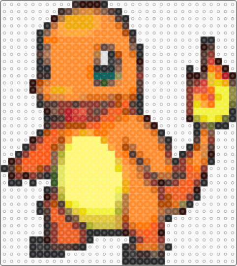 pop - brown,orange,red,yellow