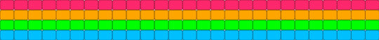 Panromantic Pride Ladder Cuff - red,orange,green,light blue,panromantic,pride,ladder,cuff,lgbtqia,gay,kandi,flag