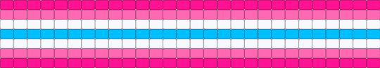 Femboy Pride Ladder Cuff - pink,femboy,pride,lgbtq,ladder,cuff,kandi,flag,gay