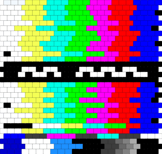 GliTcHed BaG!1!!1!1! - light blue,pink,purple,colorful