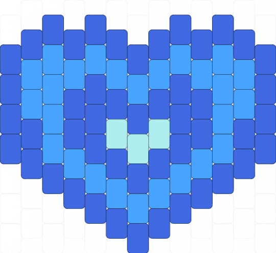 heart thingy!!! - blue,light blue