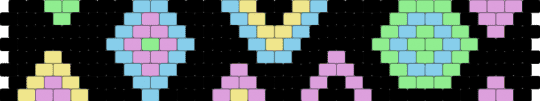 Abstraction - black,light blue,pink