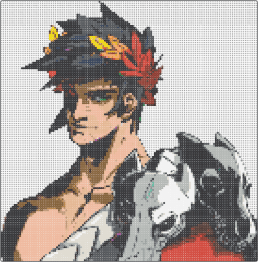 Zag - gray,tan,beige,colorful,hades,zagreus