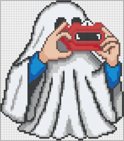Resized HM Ghost Ruffles retry - ghost,costume,sheet,camera,spooky,halloween,white,gray,beige