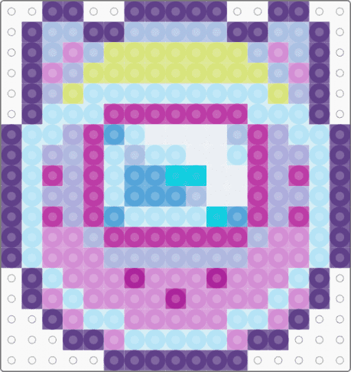 Tamagotchi Cat - light blue,pink,cotdretrofuturism