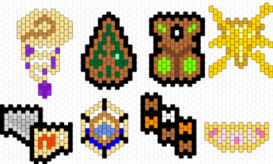 Kalos Badges - yellow,orange,tan,pokemon,badge,cosplay,kalos,videogame