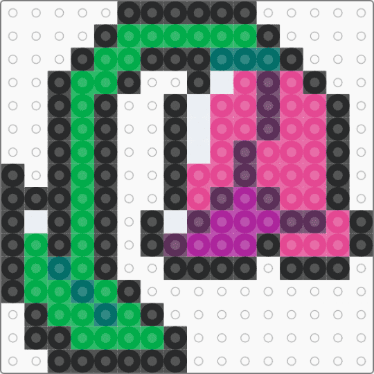 Bellflower Discord Guild Badge Icon - green,pink,plant,plants,wilted,flower,tulip,rose
