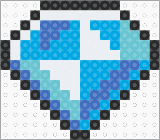 Diamond Discord Guild Badge Icon - light blue,blue,gem