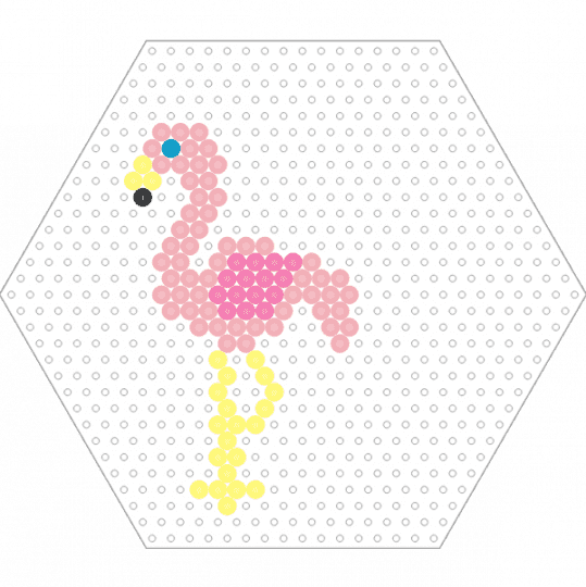 Flamingo (Hexagon Board) - 