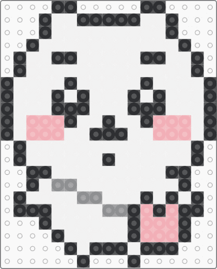 Kawada Perler Chiikawa - white,beige,small,cute,kawaii