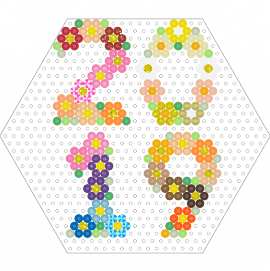 Aquabead Pattern Conversions (Beados, Bindeez, Pix