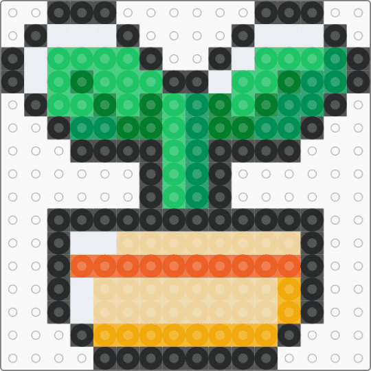 Potted Plant Discord Guild Badge Icon - green,sprout,nature