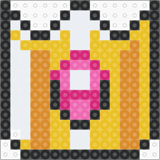 Crown Discord Guild Badge Icon - orange,yellow