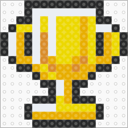 Trophy Discord Guild Badge Icon - yellow,orange
